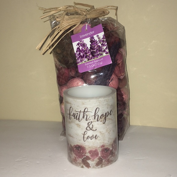 Lavender Scent Potpourri & Battery operated candle - Picture 11 of 13